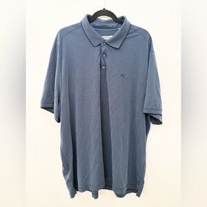 Tommy Bahama IslandZone Men's Blue Golf Polo Collared  Short Sleeve Shirt 3XL
